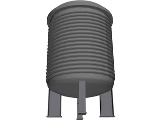 Mixing Boiler 3D Model preview