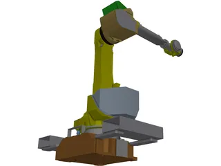 Fanuc M-710iC_50 Robot 3D Model preview