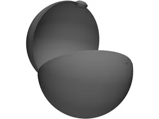 Pokeball 3D Model preview