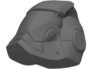 Ironman Helmet 3D Model preview