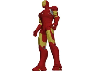 Iron Man Armor 3D Model preview