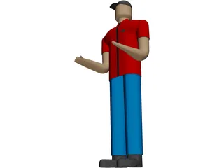 Workman 3D Model preview