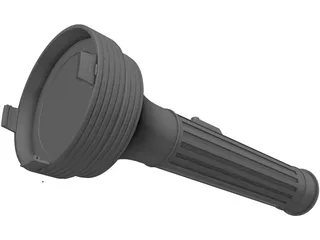 Flashlight 3D Model preview