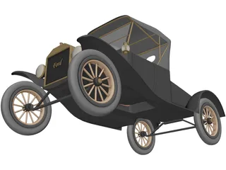 Ford T 3D Model preview