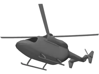 Eurocopter BK-117 3D Model preview