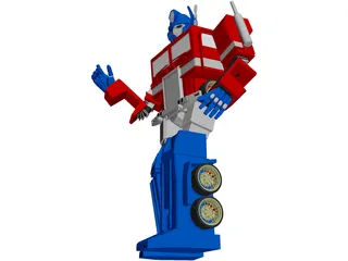 Transformers Optimus Prime 3D Model preview