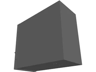 Secure Vault with Laser Security 3D Model preview