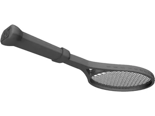 Tennis Racket 3D Model preview