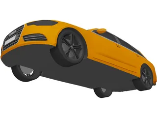 Audi A6 Avant (2012) 3D Model preview