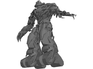 Transformers Decepticon Megatron 3D Model preview