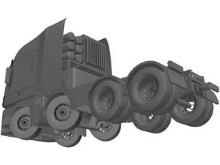 Mercedes-Benz Titan Truck 3D Model preview