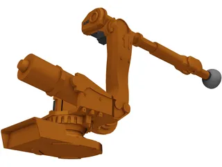 ABB 6650 Robot 3D Model preview
