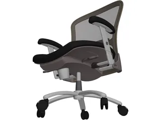 Executive Office Chair Electra 3D Model preview