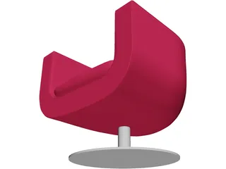 Chairs Italian Metropolitan 2000 Tulip 3D Model preview
