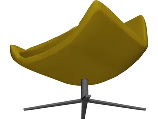 Chairs Italian Metropolitan 3D Model preview