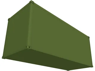 Container 20ft 3D Model preview