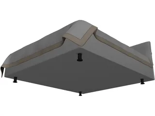 Bed 3D Model preview