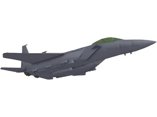 McDonnell Douglas F-15E 3D Model preview