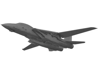 F-14D Tomcat 3D Model preview