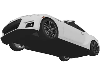 Subaru BRZ 3D Model preview