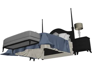 Bed 3D Model preview