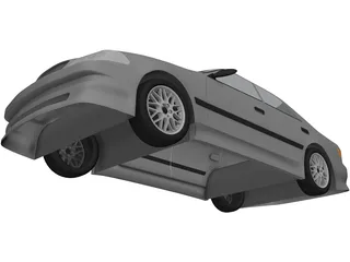 Toyota Mark II (X100) 3D Model preview