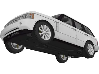 Range Rover Supercharged (2008) 3D Model preview