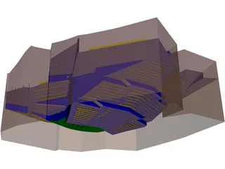 Berlin Philharmonie 3D Model preview