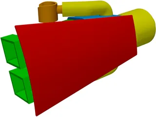 LEGO Superman 3D Model preview