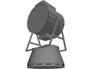 Ship Spotlight 3D Model preview