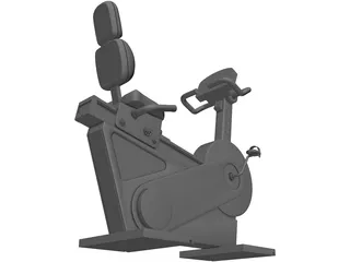 Exercise Cycle 3D Model preview