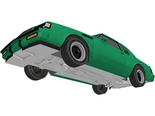 Buick Regal GNX (1987) 3D Model preview