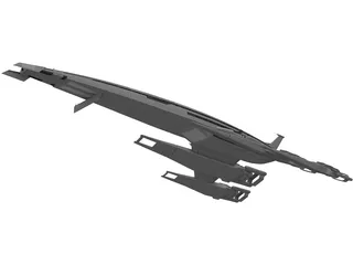 Masseffect Cerberus SSV Normany SR2 3D Model preview