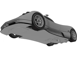 Pagani Zonda C12 3D Model preview