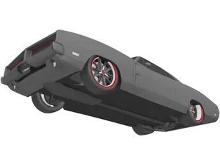 Dodge Charger Custom (1969) 3D Model preview