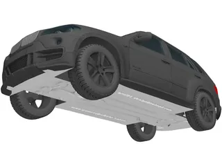 BMW X5 xDrive48i (2010) 3D Model preview