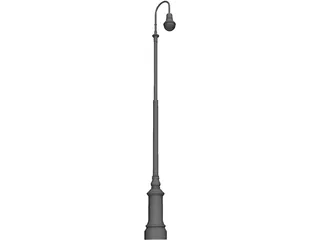 Street Lamp 3D Model preview