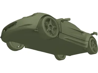 Lotus Elise 111S (1999) 3D Model preview