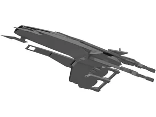 Mass Effect Normandy SSV SR1 3D Model preview