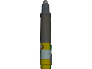Atlas Copco Screwdriver 3D Model preview