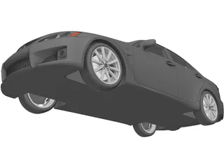 Lexus IS-F 3D Model preview