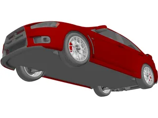 Mitsubishi Lancer Evo X 3D Model preview