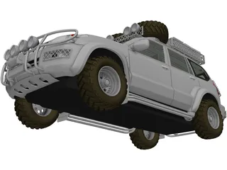 Toyota Land Cruiser 3D Model preview