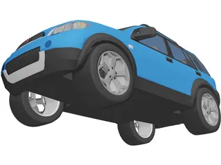 Toyota Rush 3D Model preview