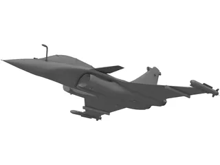 Dassault Rafale 3D Model preview