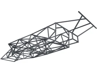 Porsche 917 Frame 3D Model preview