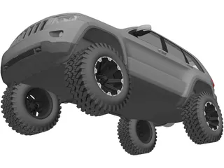 Jeep Grand Cherokee Off-Road Edition (2012) 3D Model preview
