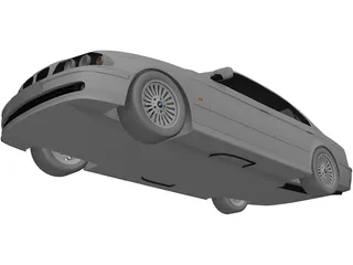 BMW 5-Series E39 3D Model preview