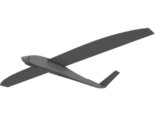 RC Moto Planeur 3D Model preview