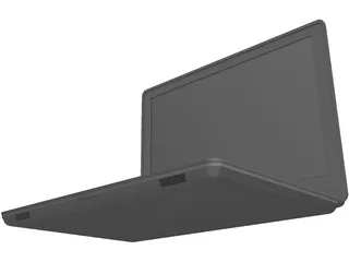 Dell Notebook 3D Model preview